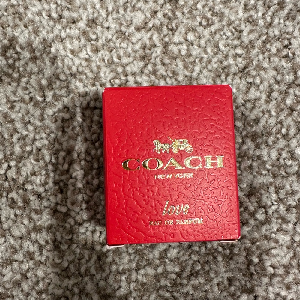 Coach Red Perfume Box